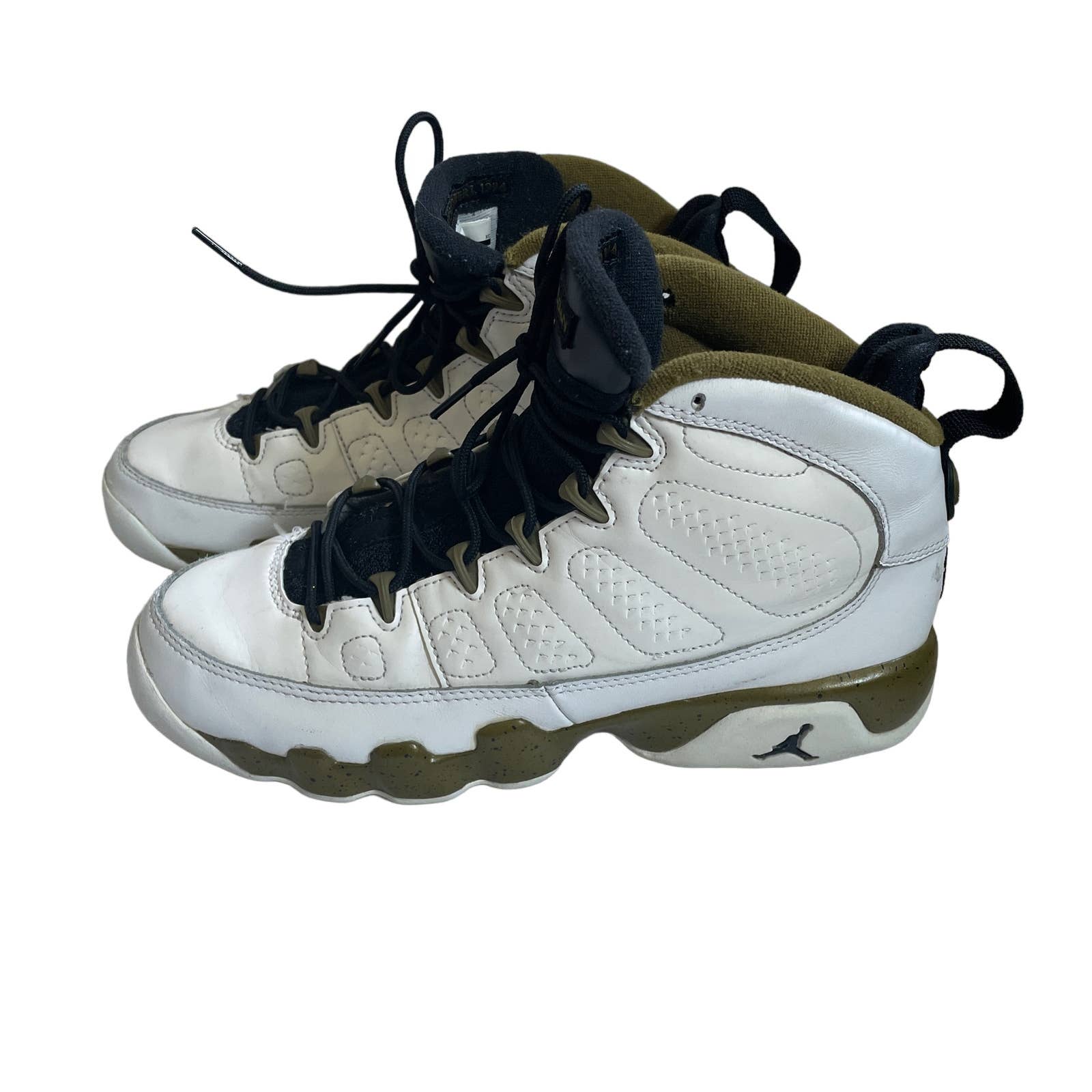 Nike Air Jordan 9 Retro "Statue" Og Military Green Size 6.5y